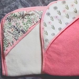 Baby Girl Bath Towels